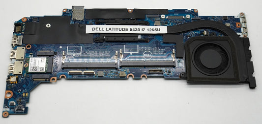 Dell Latitude 5430 Mainboard i7-1265U Motherboard Kühler Lüfter WLAN SIM
