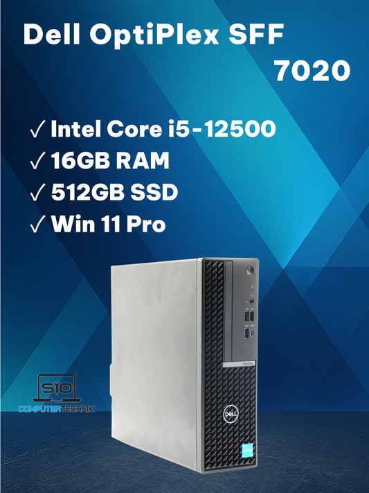 Dell OptiPlex SFF 7020 Desktop PC Intel Core i5 12500 16GB RAM 512GB SSD Win11
