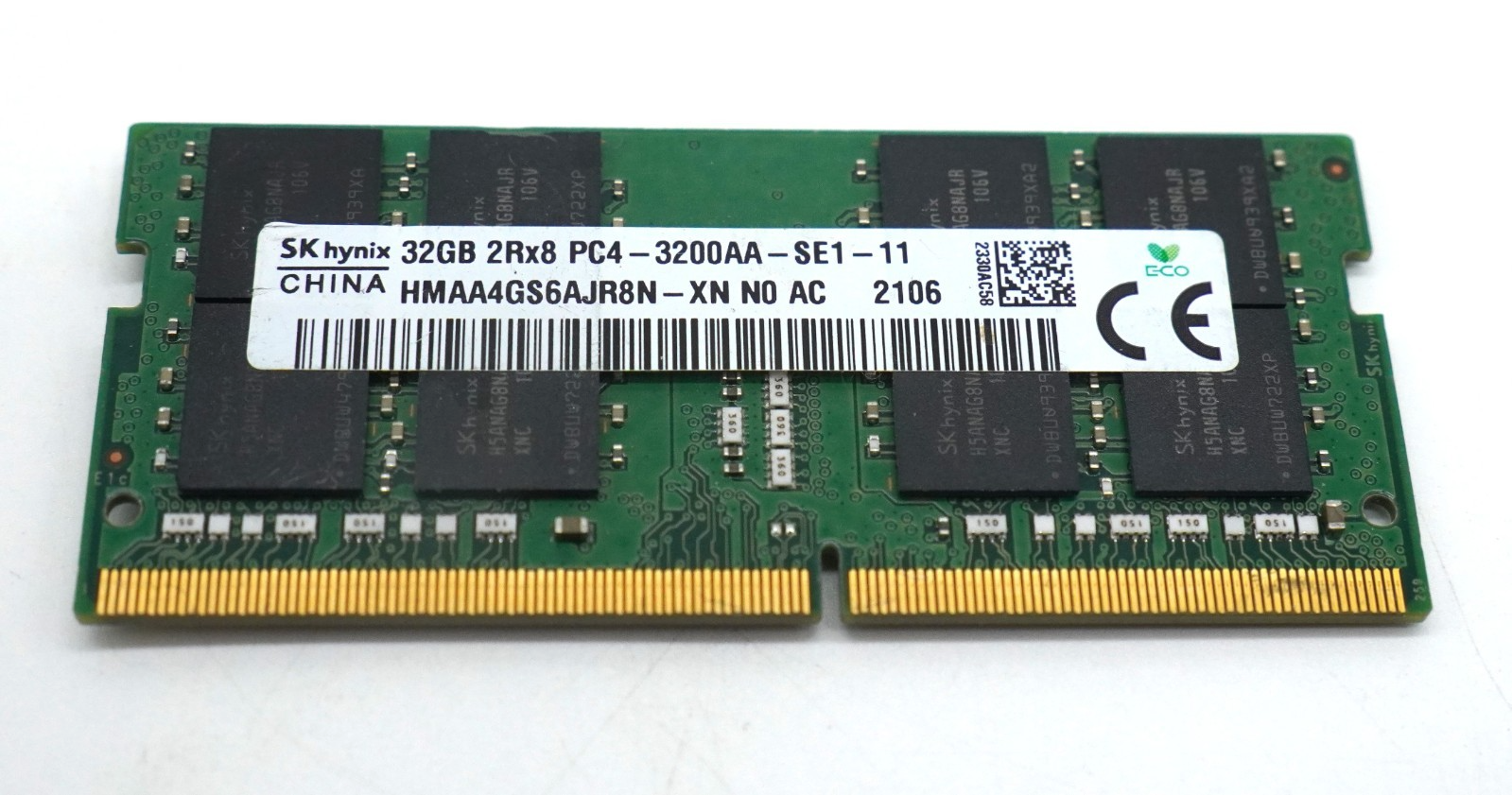 32GB 2Rx8 PC4 DDR4-3200AA-SE1-11 SK Hynix DDR4 SO-DIMM Laptop Notebook RAM