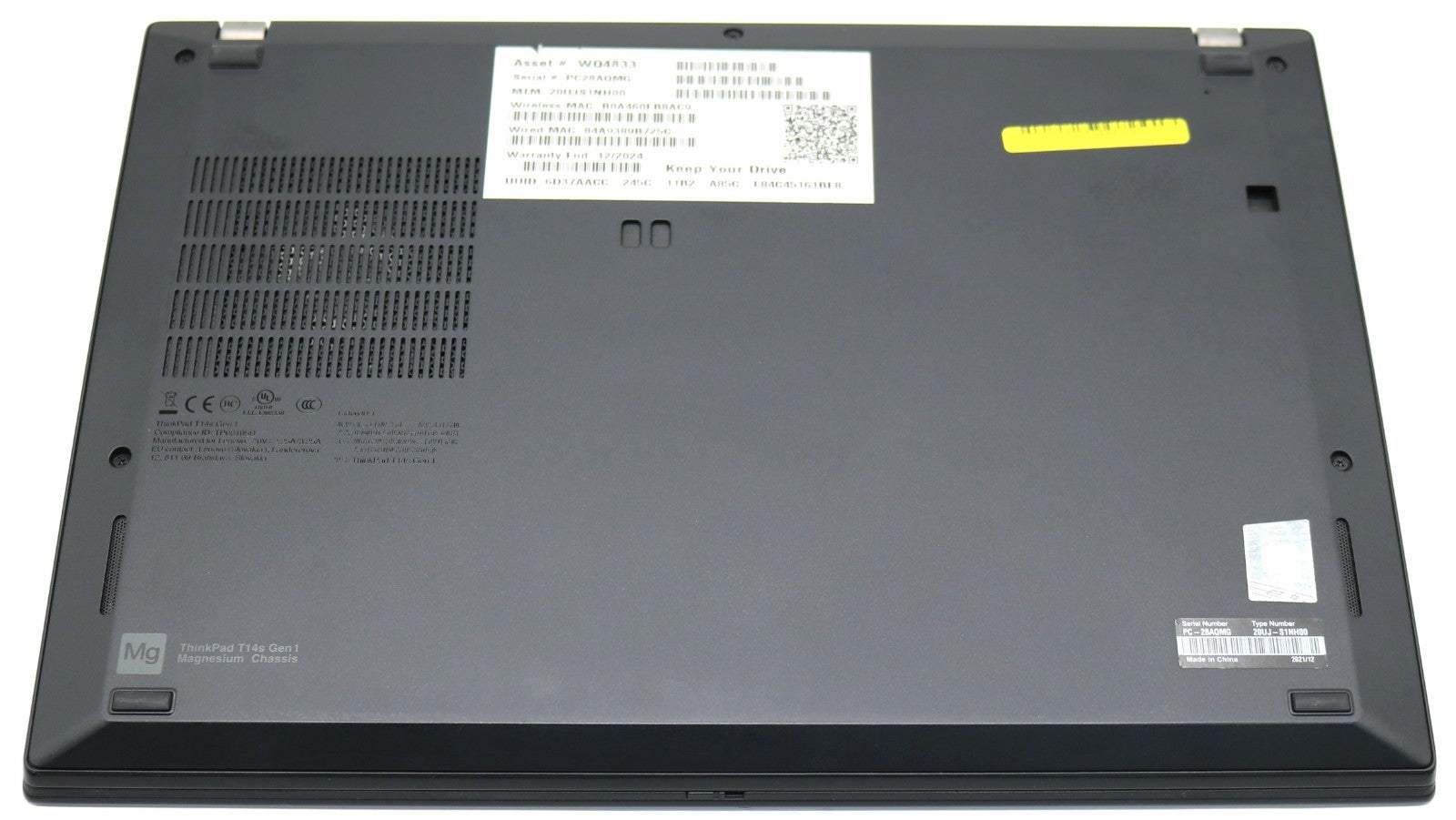 Lenovo ThinkPad T14s Gen1 Ryzen 7 Pro 4750U 32GB RAM 512GB SSD 14" Touch QWERTY