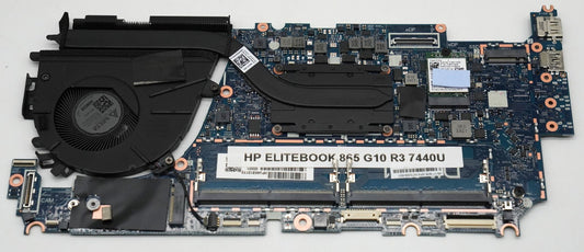 HP EliteBook 865 G10 Mainboard Ryzen 3 PRO 7440U Motherboard Kühler Lüfter WLAN