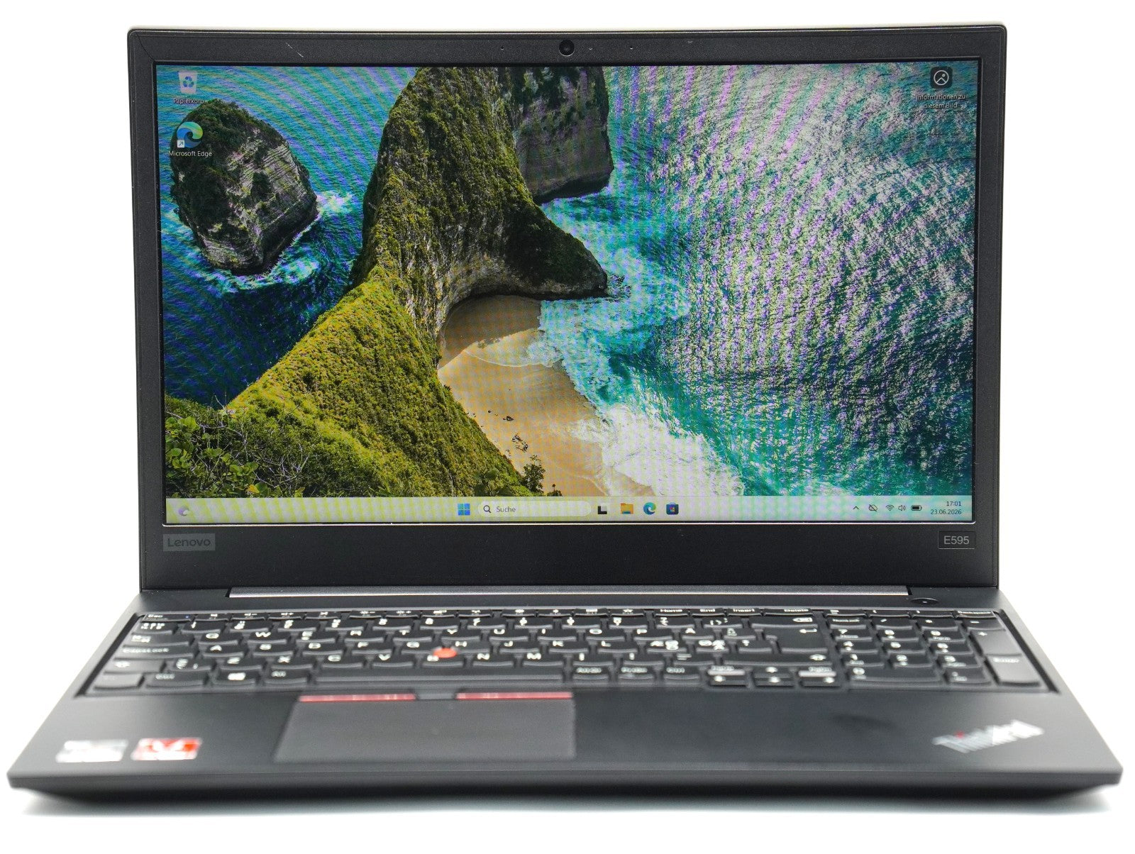 Lenovo ThinkPad E595 AMD Ryzen 5 3500U 16GB RAM 256GB SSD QWERTY Win11 #K1