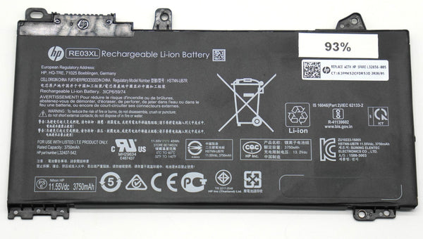 HP RE03XL Akku L32656-005 HSTNN-UB7R 3750mAh ProBook 430 G6 G7 440 G6 G7 445 93%