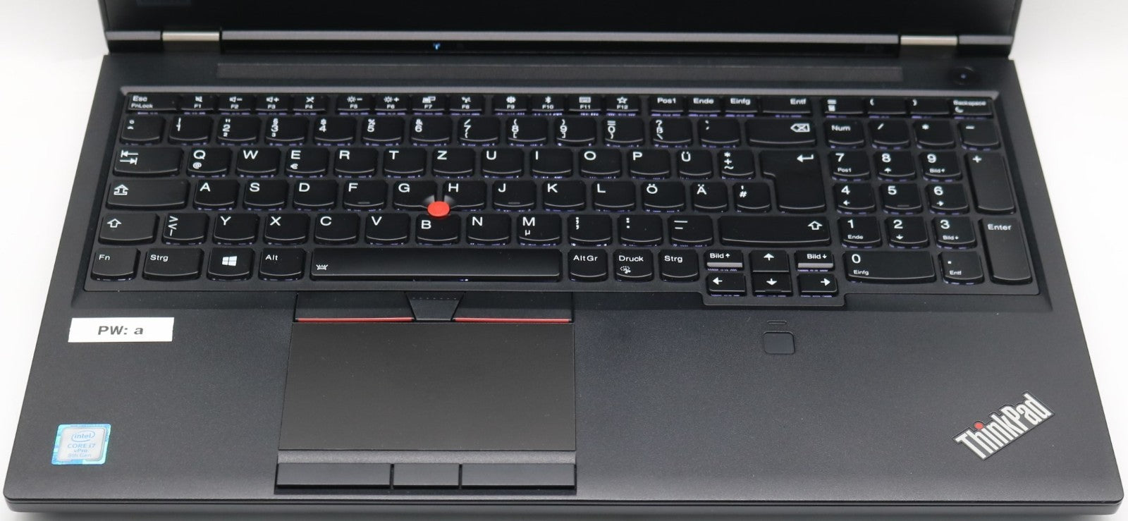 Lenovo ThinkPad P52 i7-8850H 6 Kerne 32GB RAM 1TB SSD 15,6 FHD NVIDIA P2000