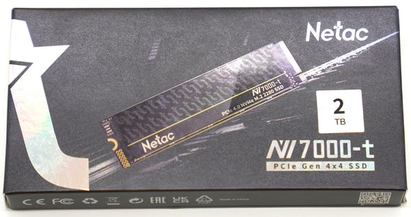 Netac NV7000-t 2TB NVMe SSD PCIe 4.0 x4 M.2 2280 Neu