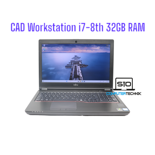 Fujitsu Celsius H780 i7-8750H CAD 6 Cores 32GB RAM 512GB SSD 15,6" FHD Kratzer