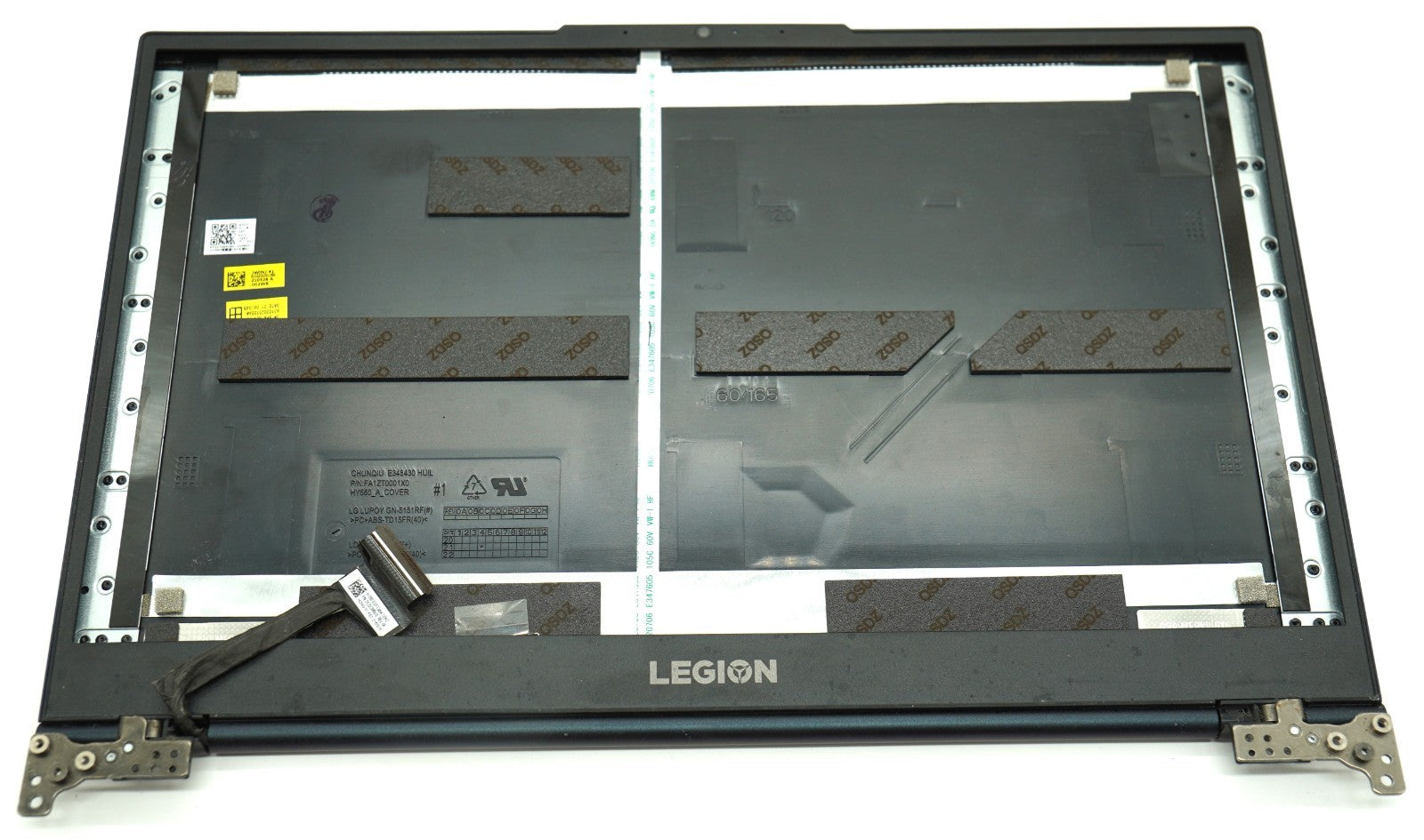Lenovo Legion 5 15ACH6H Displaydeckel LCD Cover Backcover Scharniere Webcam