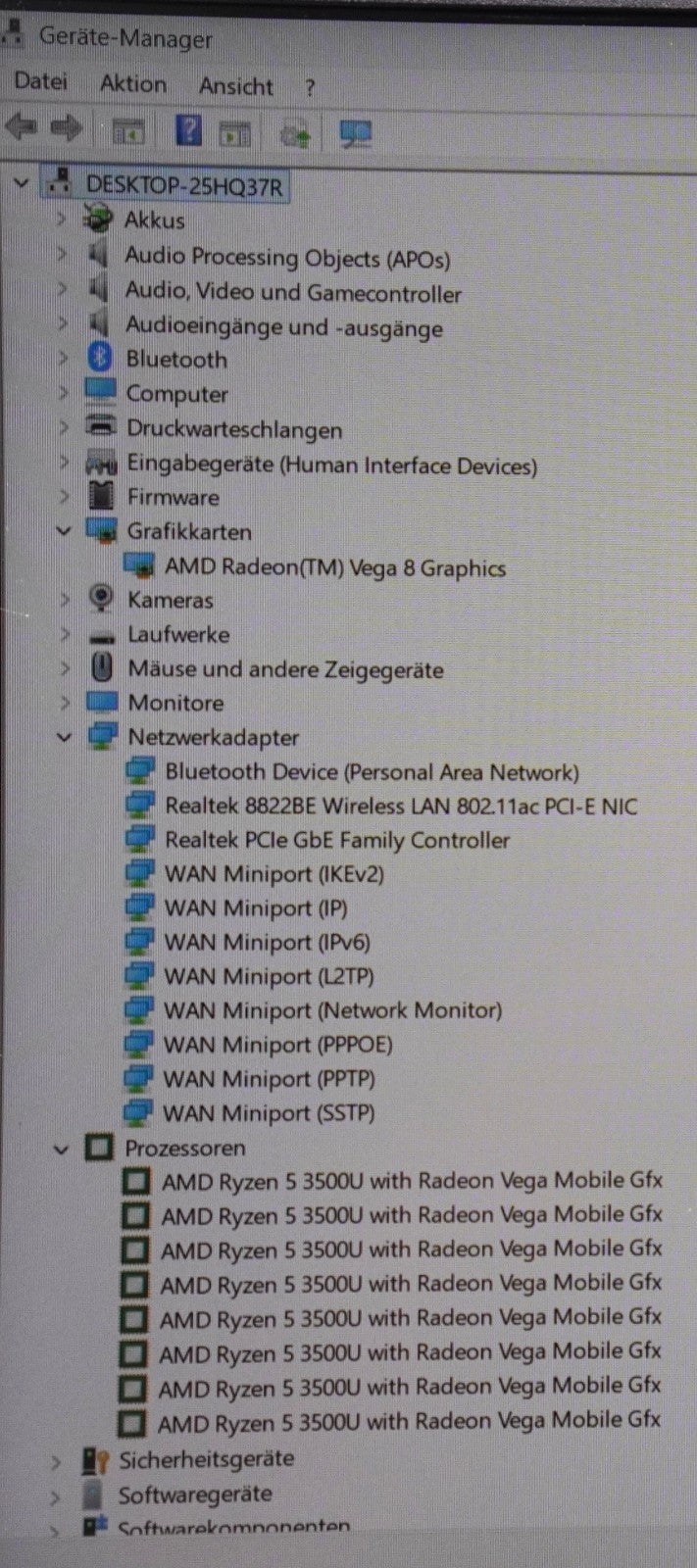 Lenovo ThinkPad E595 AMD Ryzen 5 3500U 16GB RAM 256GB SSD QWERTY Win11 #WK1