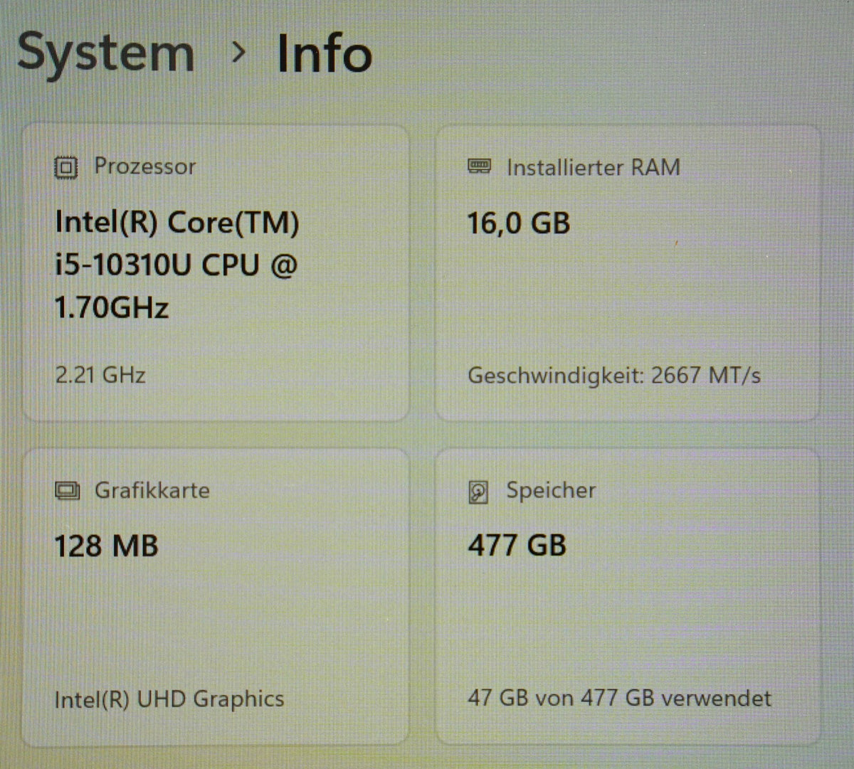 Lenovo ThinkPad T14s Gen 1 i5-10310U 16GB RAM 512GB SSD FullHD IPS Backlight #2