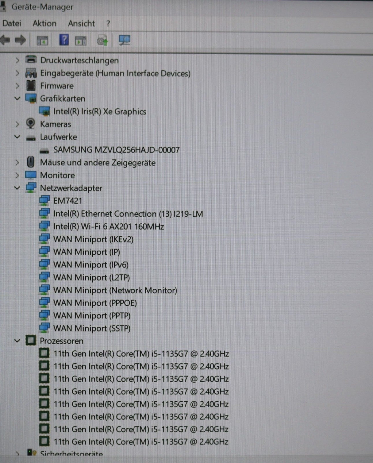 Fujitsu Lifebook U7311 - 13,3 Zoll Notebook i5, 11. Gen 16GB 256GB NEU&ORIG