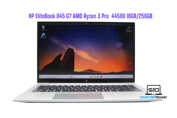 HP Elitebook 845 G7 AMD Ryzen 3 PRO 4450U 16GB RAM 256GB SSD 14 FullHD Win11