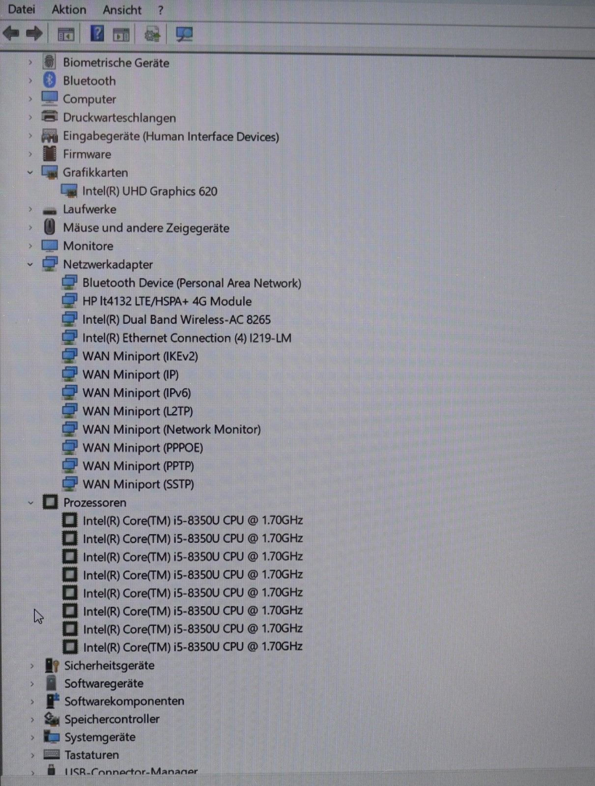 HP Elitebook 850 G5 i5-8350u 16GB RAM 512GB SSD NVMe, 15,6 FullHD IPS (matt) Win