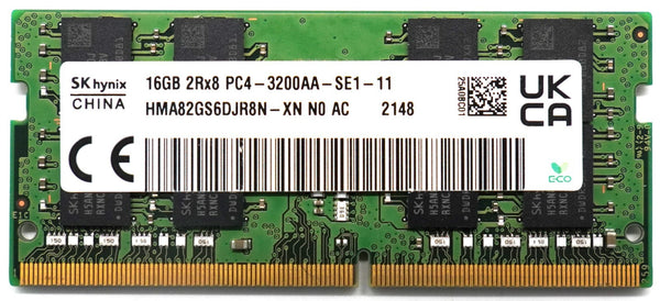 SK hynix 16GB DDR4 3200MHz RAM – SO-DIMM Notebook Speicher (2Rx8) HMA82GS6DJR8N