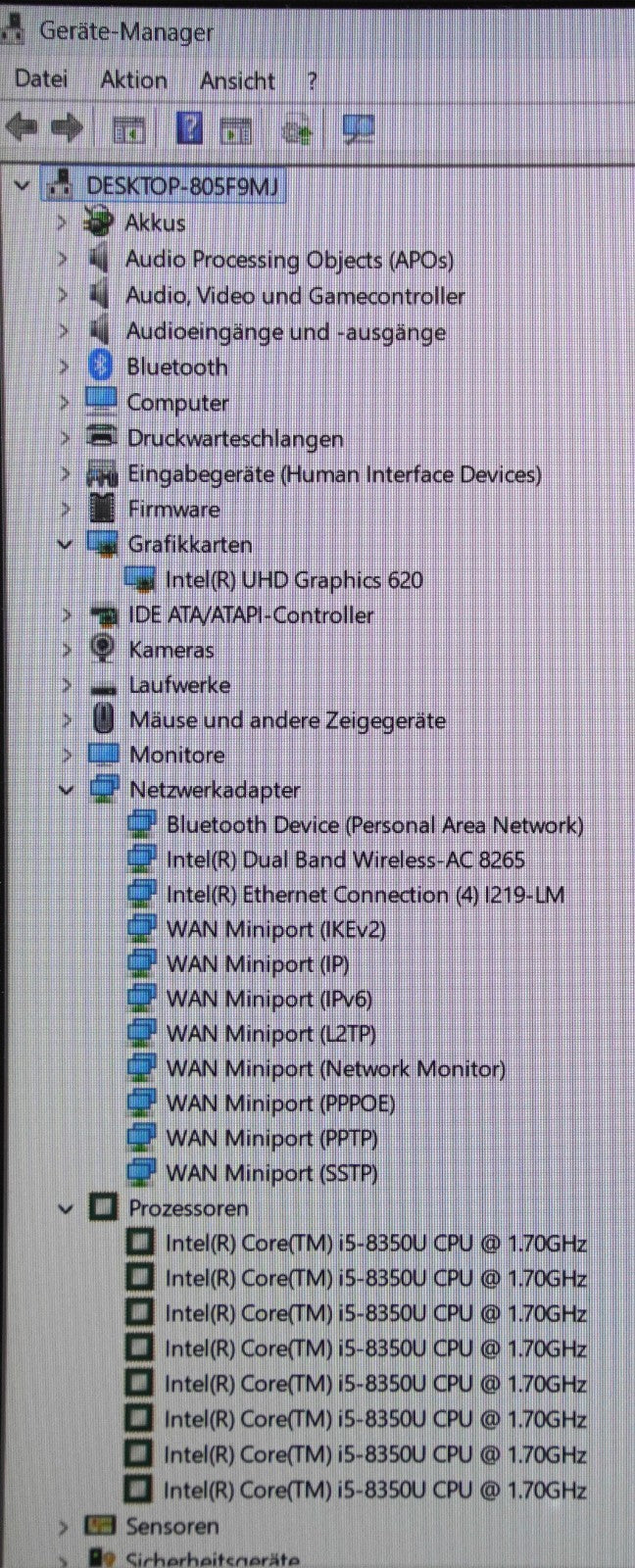 Dell Latitude 5590 i5-8350U 16GB RAM 256GB SSD 15,6'' FHD Intel UHD 620 Win11