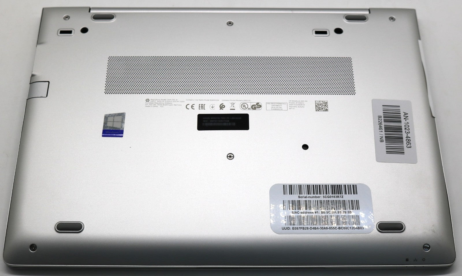 HP Elitebook 840 G5 i7-8550U 16GB RAM 256GB SSD 14" 4K Display Win11 Pro