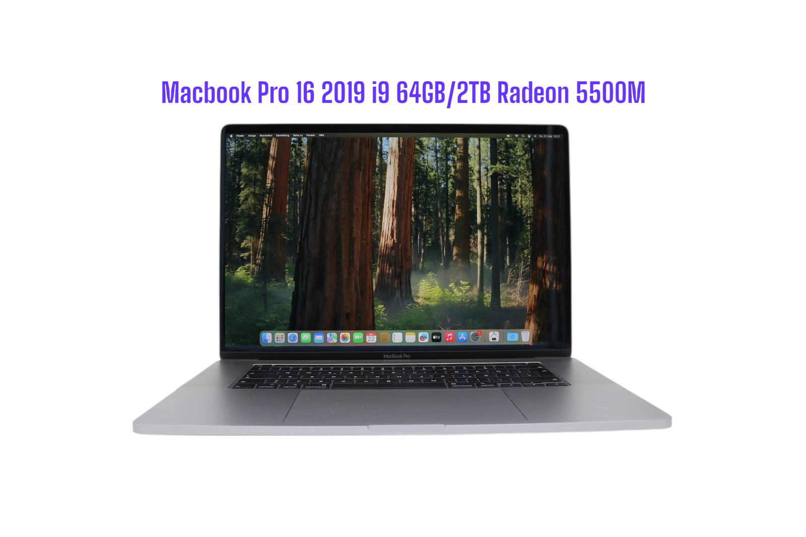 MacBook Pro 2019 16,1" i9-9th Gen. 64GB RAM 2TB SSD AMD Radeon 5500M GPU #24