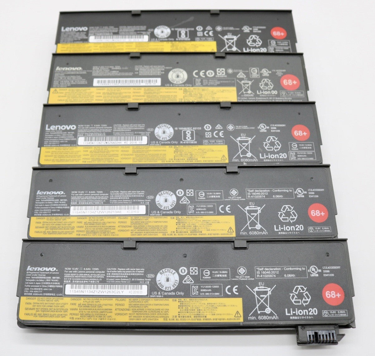 Lenovo Thinkpad 68+ 72Wh Original Akku für X250/X260/T450/T460/T460p/T470p/T560