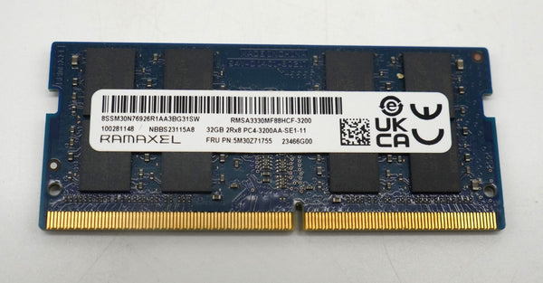 32GB 2Rx8 PC4 DDR4-3200AA-SE1-11 RAMAXEL DDR4 SO-DIMM Laptop Notebook RAM