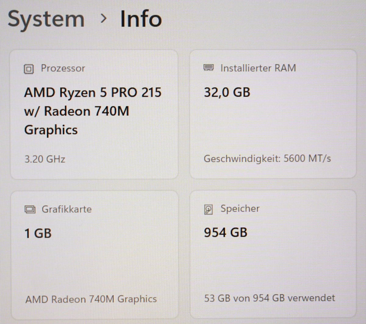 Lenovo ThinkPad L14 Gen6 Ryzen 5 Pro 215 32GB RAM 1TB SSD 14" FullHD Win11 Gut