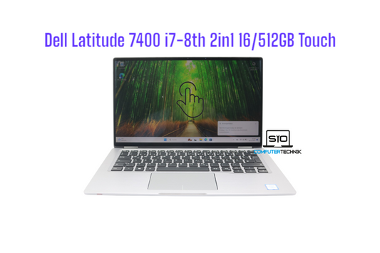 Dell Latitude 7400 2in1 i7-8665u 16GB RAM 512GB SSD NVMe TOUCHSCREEN Win11 Pro