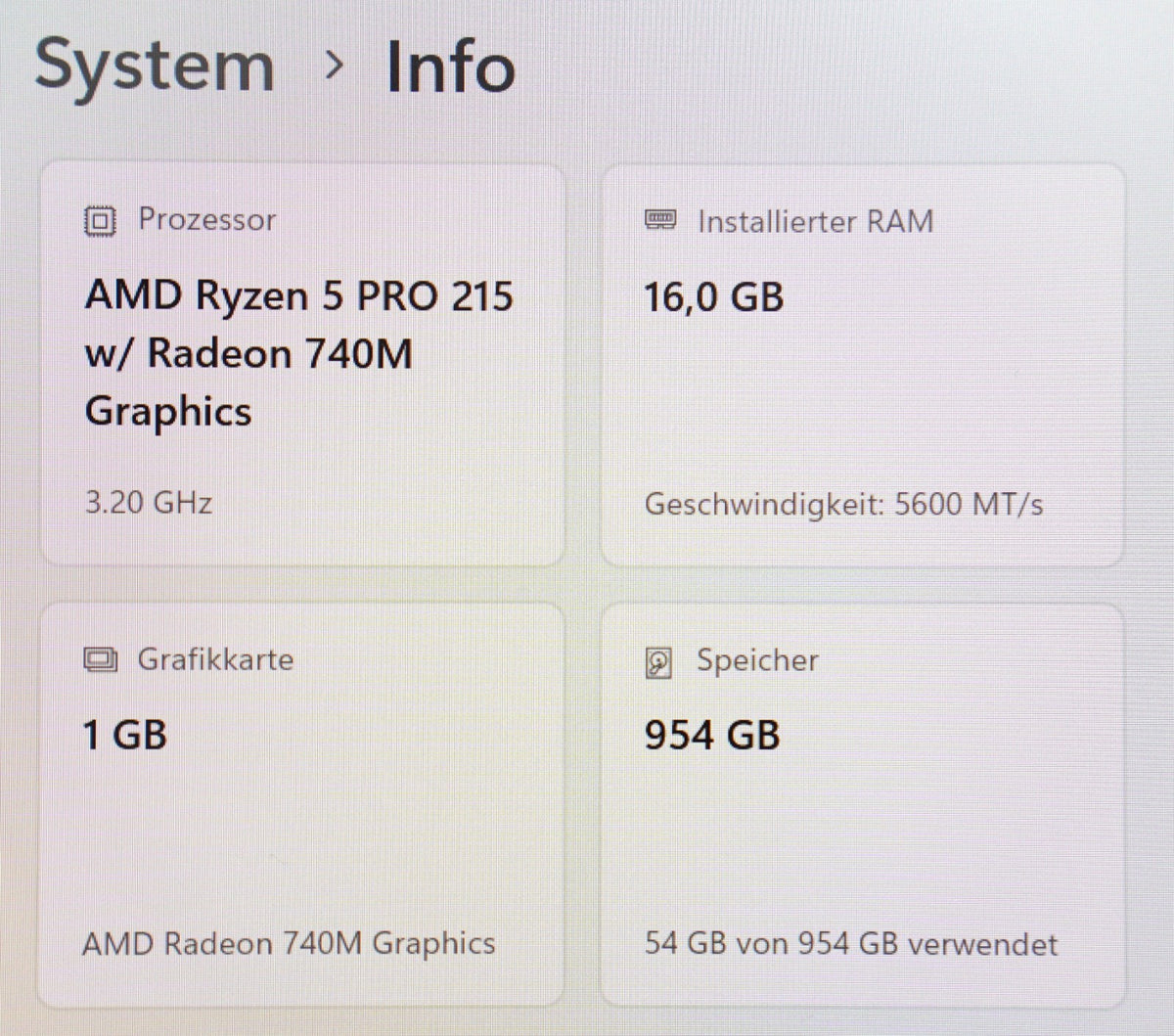 Lenovo ThinkPad L14 Gen6 Ryzen 5 Pro 215 16GB RAM1TB SSD 14'' FullHD+ Win11