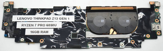 Lenovo ThinkPad Z13 Gen 1 Mainboard Motherboard Ryzen 7 PRO 6850U 16GB RAM