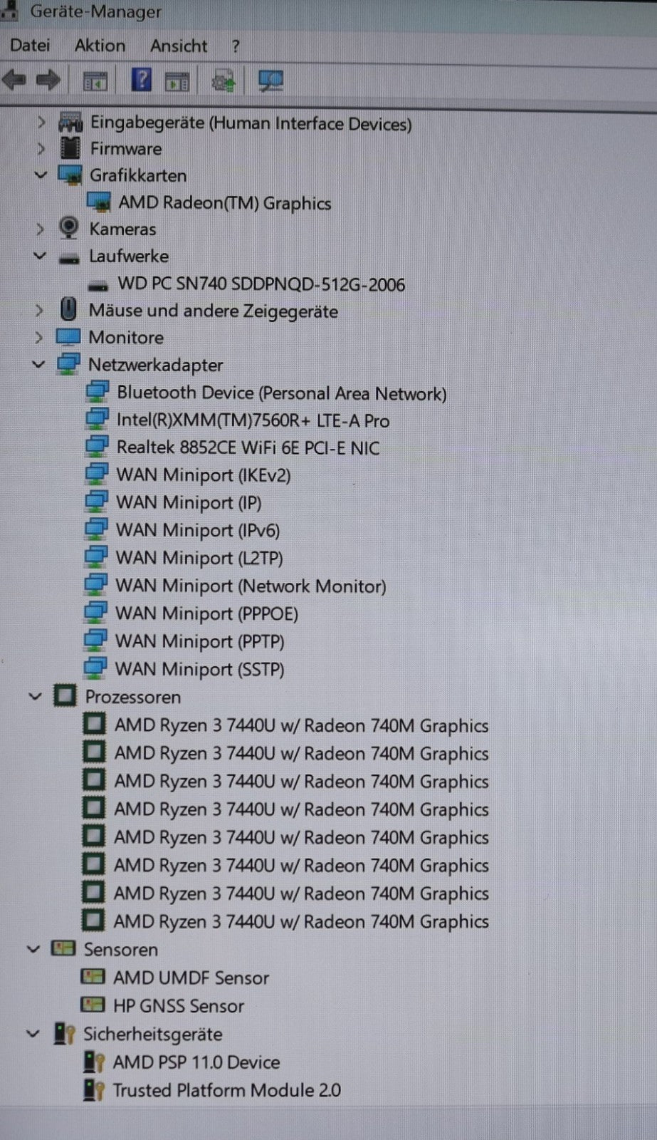 HP Elitebook 845 G10 AMD Ryzen 3 7740U 16GB RAM 512GBSSD 14 FHD Win11