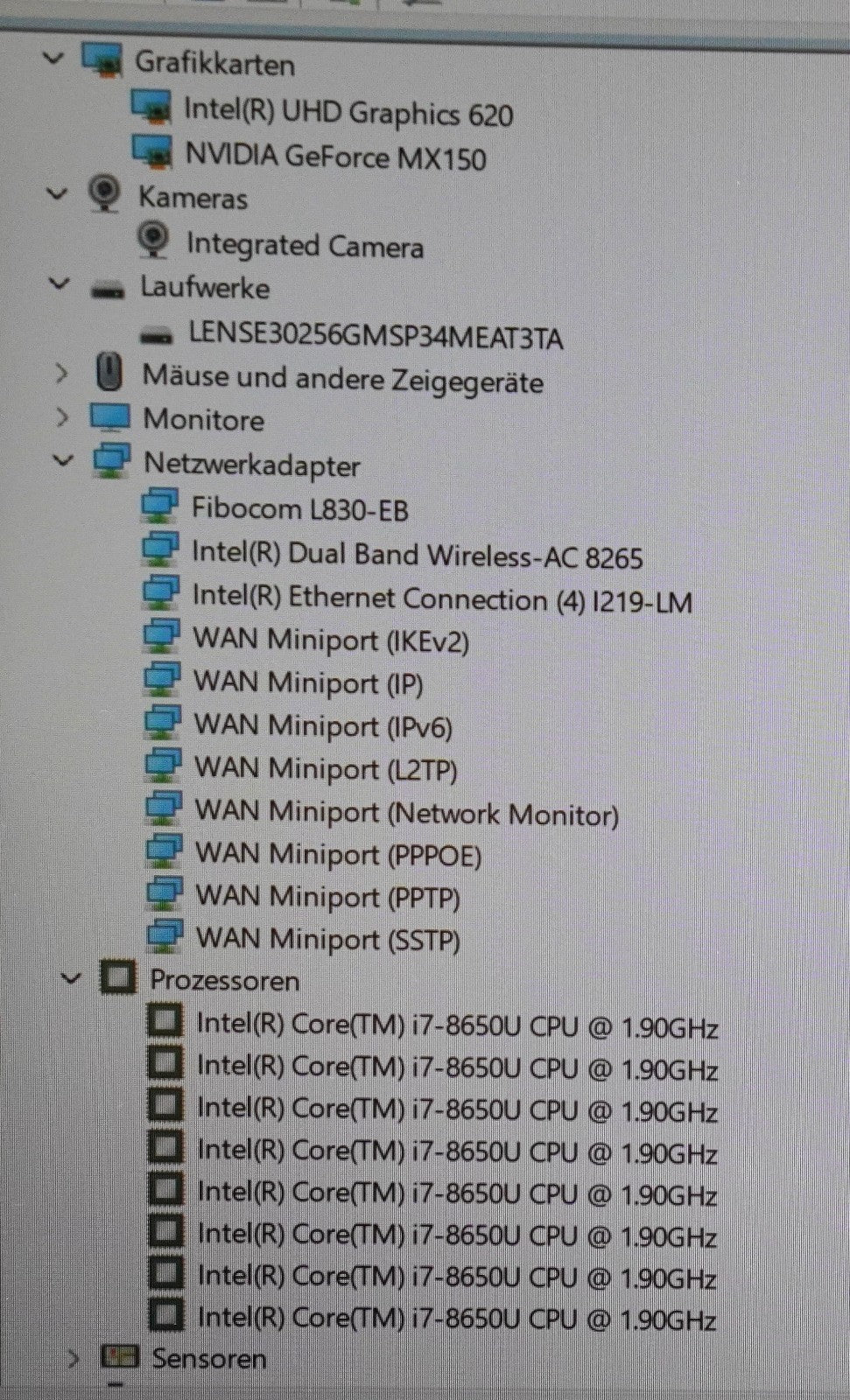 Lenovo ThinkPad T480 i7-8650U 16GB RAM 256GB SSD UHD GeForce MX150 Win11 #E1