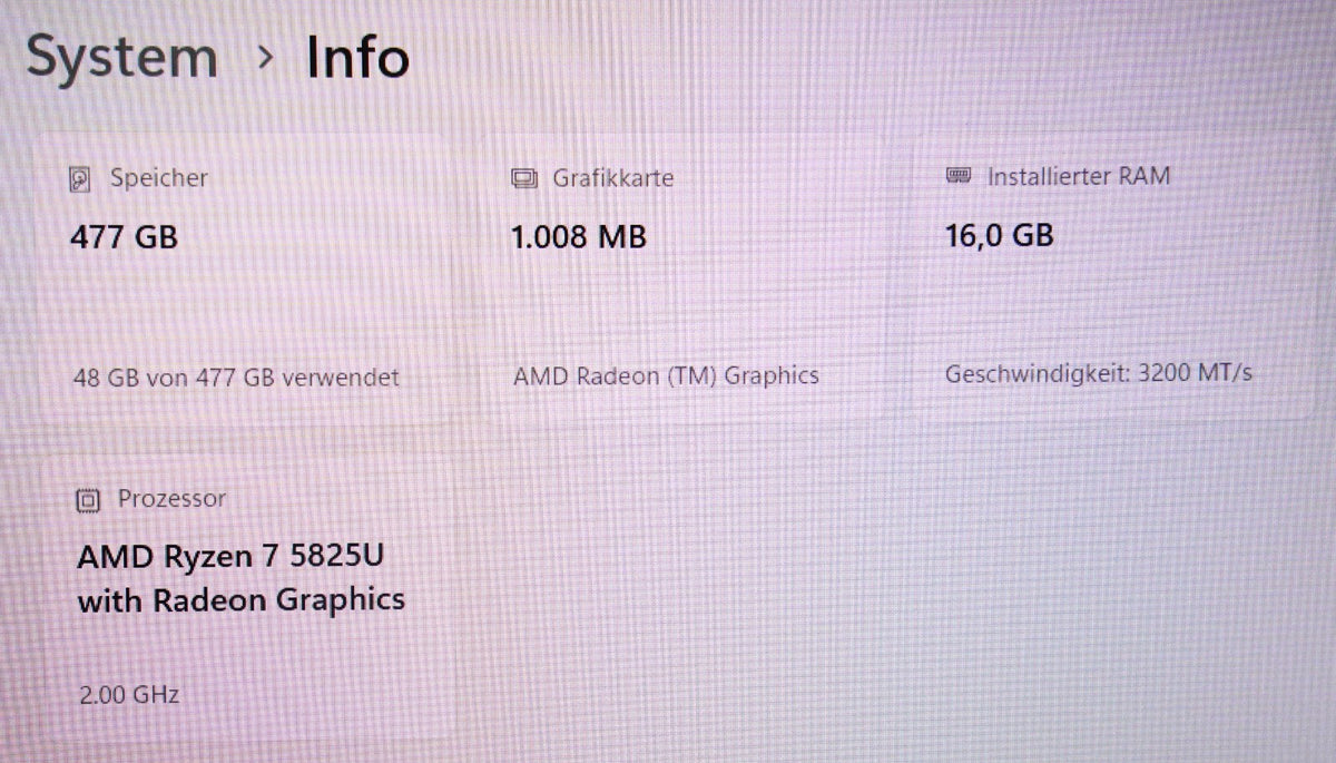 Lenovo Thinkpad E15 Gen4 AMD Ryzen 7 5825U 16GB RAM 512GB SSD 15,6 FHD Win11 #KS