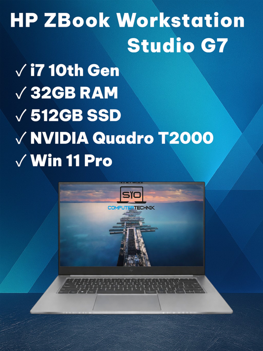 HP ZBook G7 i7-10850H| 32GB RAM| 512GB SSD| NVIDIA T2000| 15,6″ Full HD| QWERTY