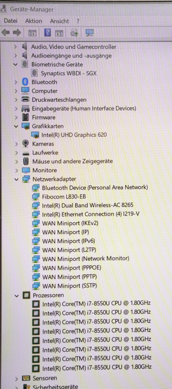 Lenovo ThinkPad T580 i7-8550U 32GB RAM 512GB SSD 15,6" FullHD Win11 2xAkkus #T1