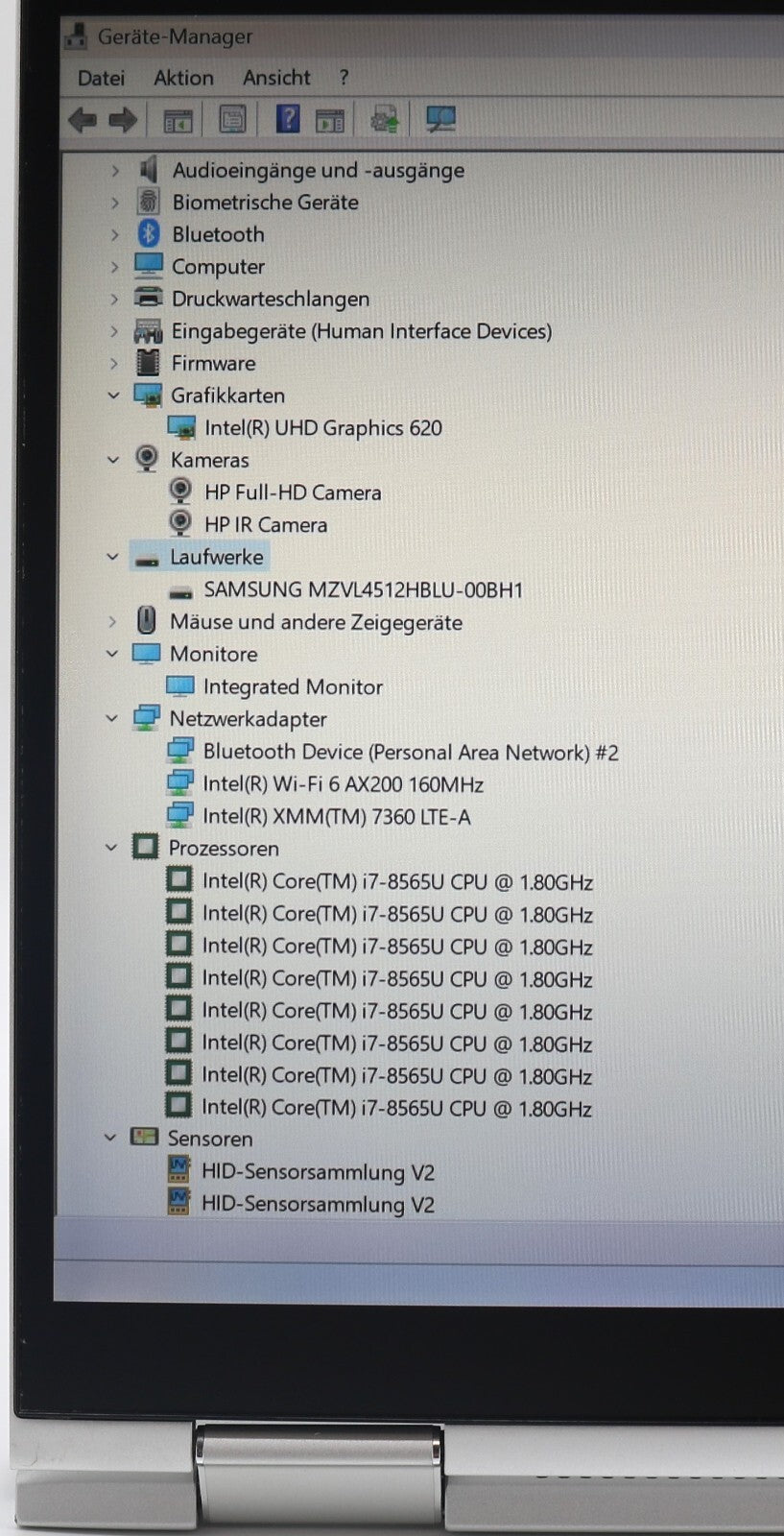 HP Elitebook X360 1040 G6 i7-8565u 32GB RAM 512SSD(neu) 2in1 Touch mattes Displ.