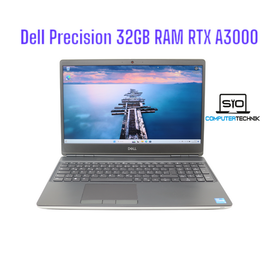 Dell Precision 7560 CAD i5-11500H OctaCore 32GB RAM 512GB SSD  RTX A3000 #D1