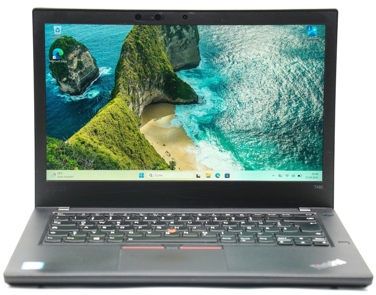 Lenovo ThinkPad T480 i7-8650U 32GB RAM 512GB SSD 2K Display Win11 MX150 2xAkkus