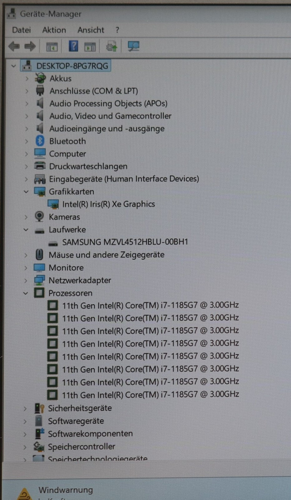 Lenovo Thinkpad T14 Gen2 i7-1185G7 32GB RAM 512GB SSD(neu) FHD Iris Xe Graphics