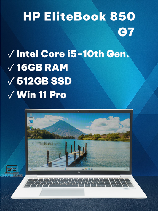 HP EliteBook 850 G7 Intel i5-10310U 16GB RAM 512GB SSD 15,6 FullHD IPS Win11