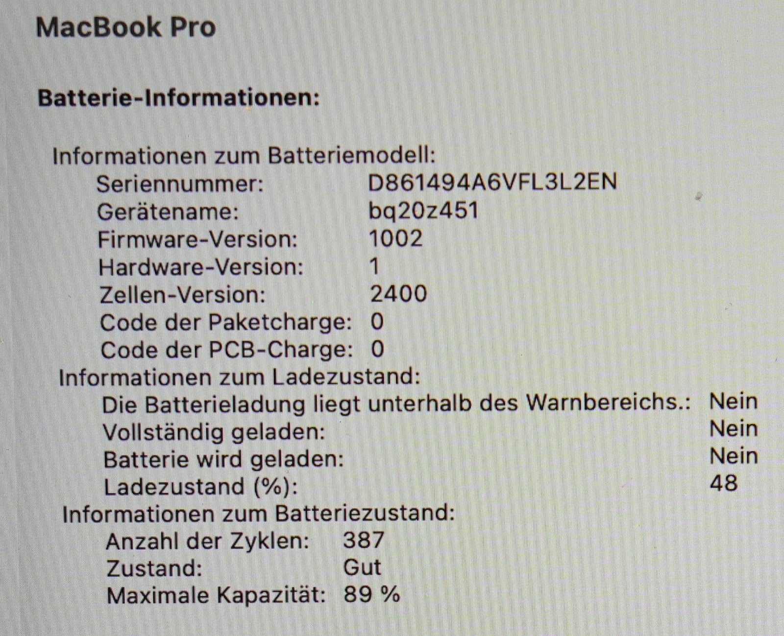 Apple MacBook Pro 13,3" M1 2020 16GB RAM 256GB SSD Retina Display OS Tahoe #387