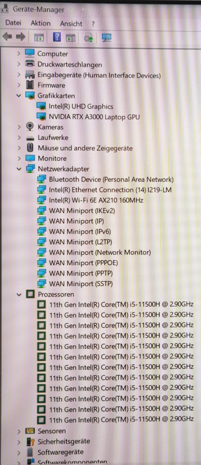 Dell Precision 7560 i5-11500H 32GB RAM 512GB SSD 15,6" FHD RTX A3000 Win11