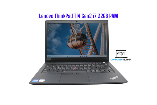 Lenovo Thinkpad T14 Gen2 i7-1185G7 32GB RAM 512GB SSD(neu) FHD Iris Xe Graphics