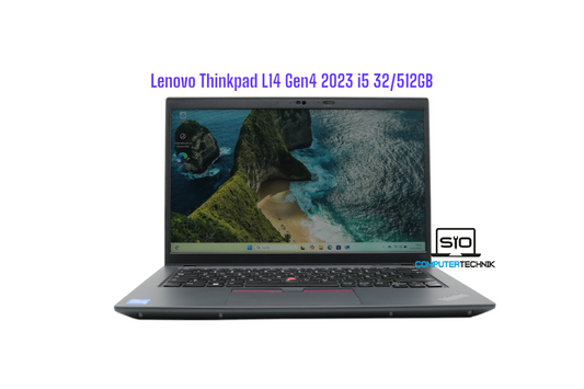 Lenovo Thinkpad L14 Gen 4 i5-1335U 32GB RAM 512GB SSD (neu) FullHD IPS BIOSFREI
