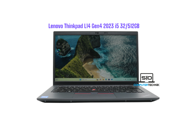 Lenovo Thinkpad L14 Gen 4 i5-1335U 32GB RAM 512GB SSDFullHD IPS BIOSFREI