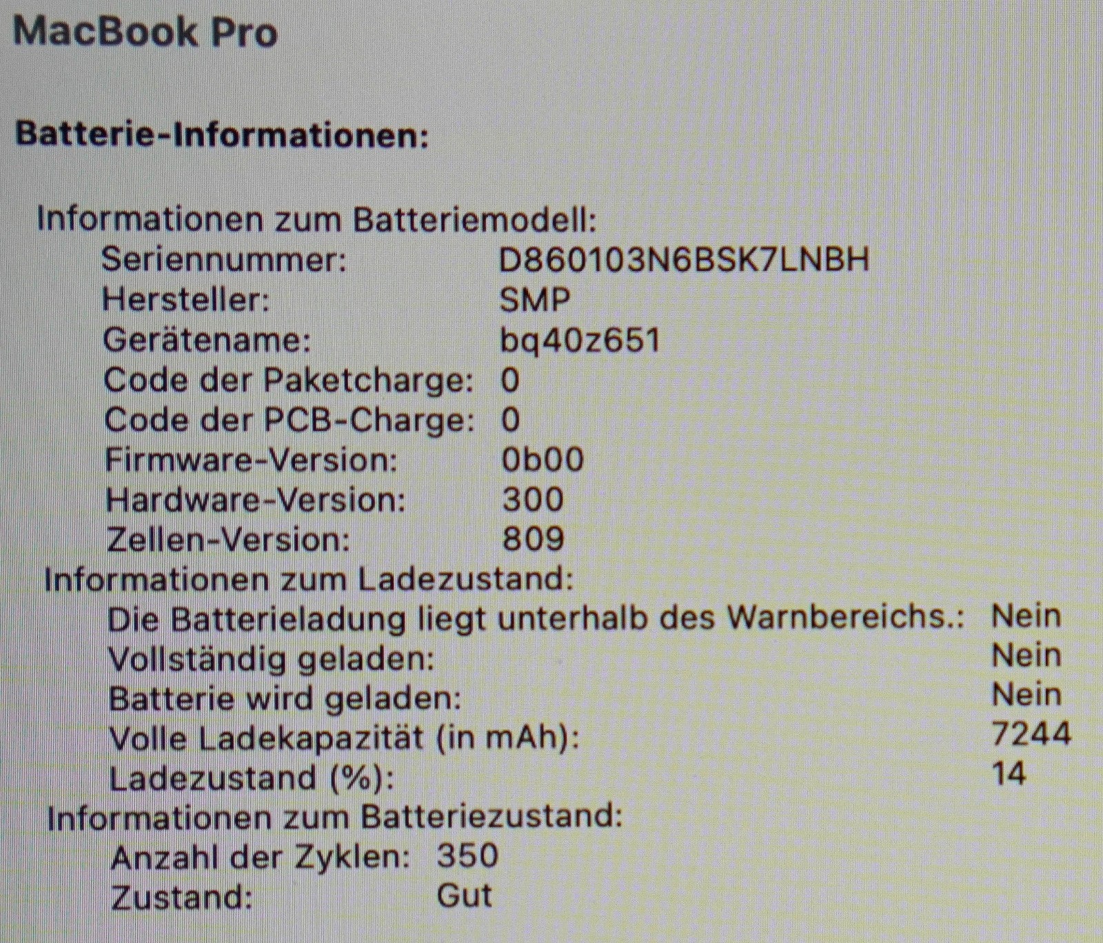 MacBook Pro 16" 2019 Intel Core i9 32GB RAM 1TB SSD Intel UHD 630 OS Tahoe #350