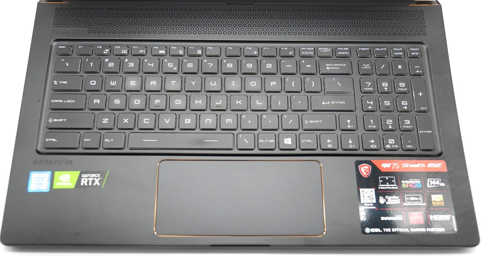 MSI Gaming GS75 Stealth 8SE i7-8th 32GB RAM 1TB SSD GeForce RTX 2060 QWERTY W11
