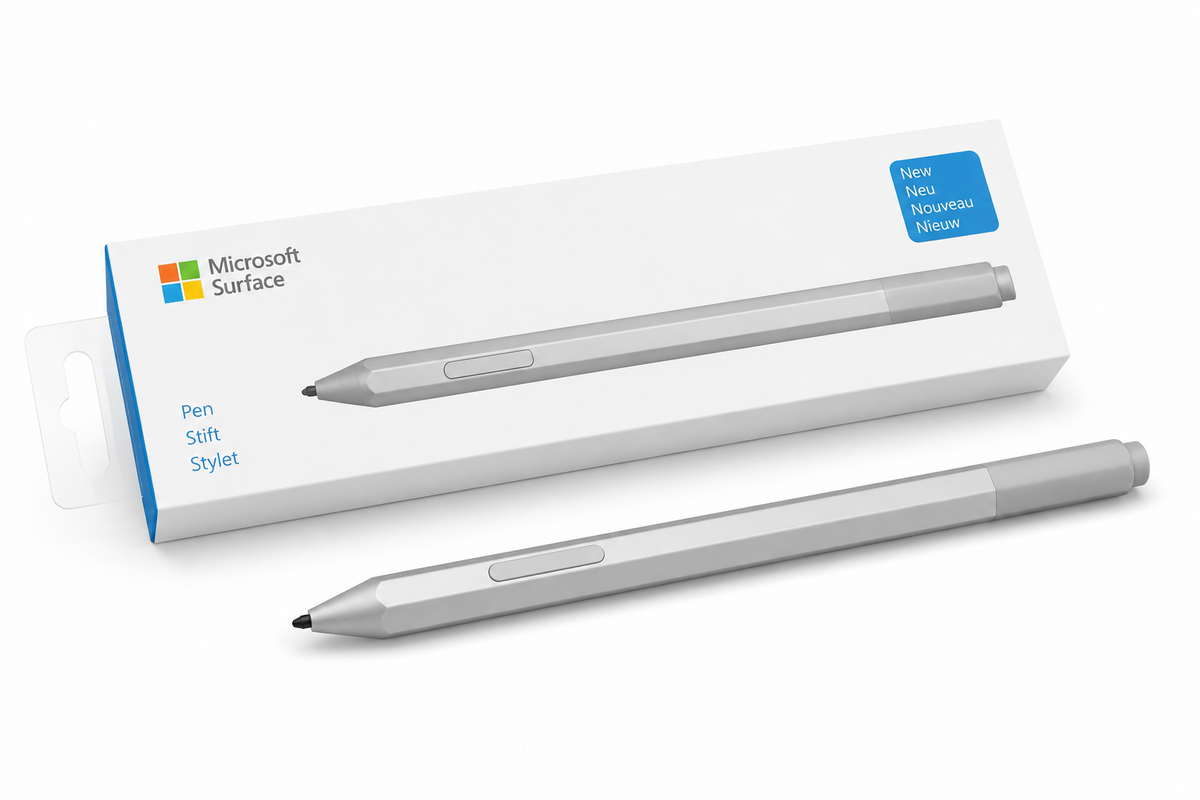 Microsoft Surface Original Stift Pen Model 1776 Silber Bluetooth Neu