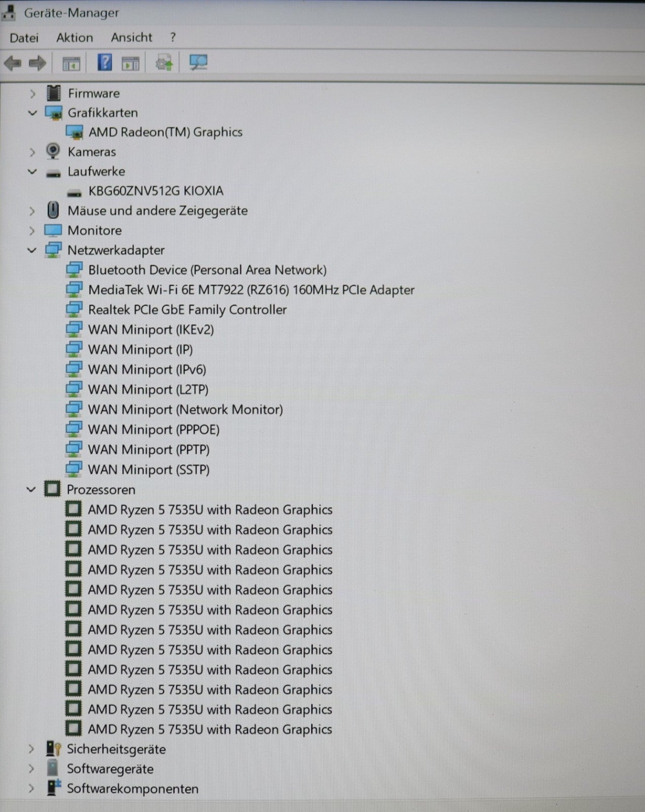 HP ProBook 445 14 G11 Ryzen 5-7535u 16GB RAM 512GB SSD FullHD Win11