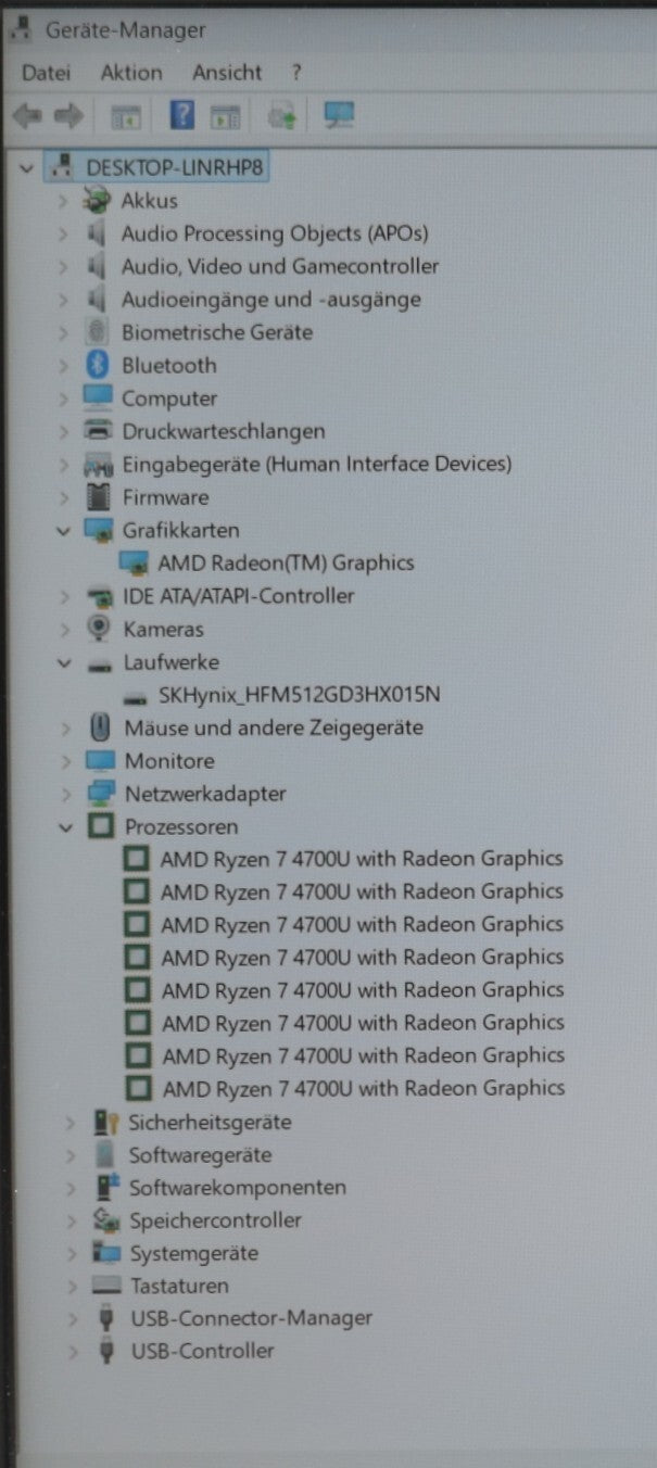 Lenovo Thinkbook 15 Gen 2 ARE Ryzen 7-4700U 16B RAM NEUE 512GB SSD Win11