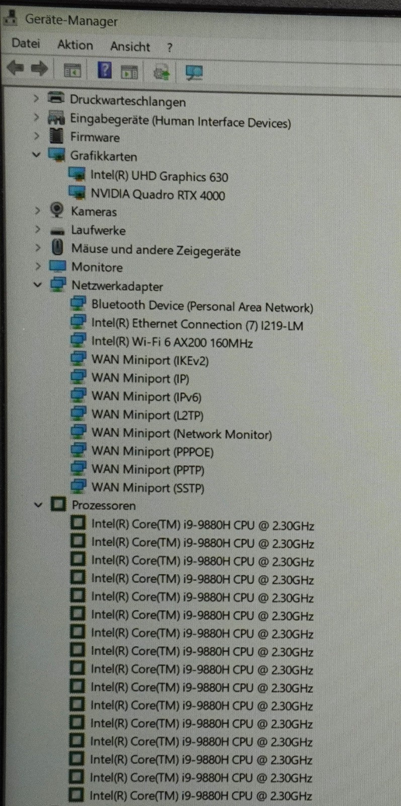 Lenovo ThinkPad P53 Intel i9-9880H 64GB RAM 1TB SSD 15,6 FullHD RTX 4000 Win11