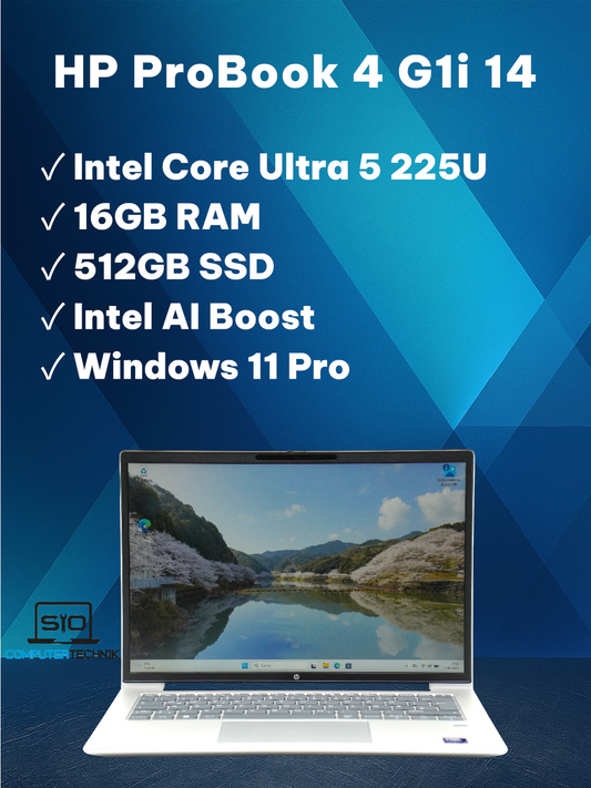 HP ProBook 4 G1i 14 Intel Core Ultra 5 225U 16GB RAM 512GB SSD 14" FullHD+ #H1