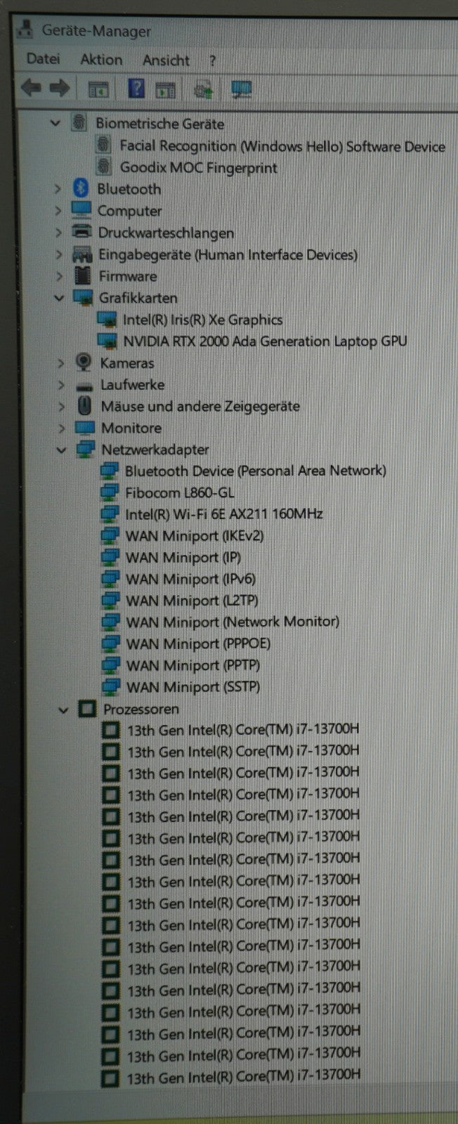 Lenovo ThinkPad P1 Gen 6 i7-13700H 64GB RAM 1TB SSD NVIDIA RTX 2000 16" W11 Pro