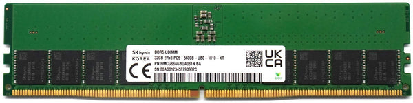 32GB DDR5 Desktop RAM – SK hynix HMCG88AGBUA081N | 5600MHz | UDIMM | 2Rx8